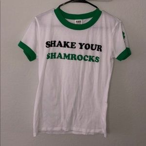 PINK “Shake your ☘️” shirt size small